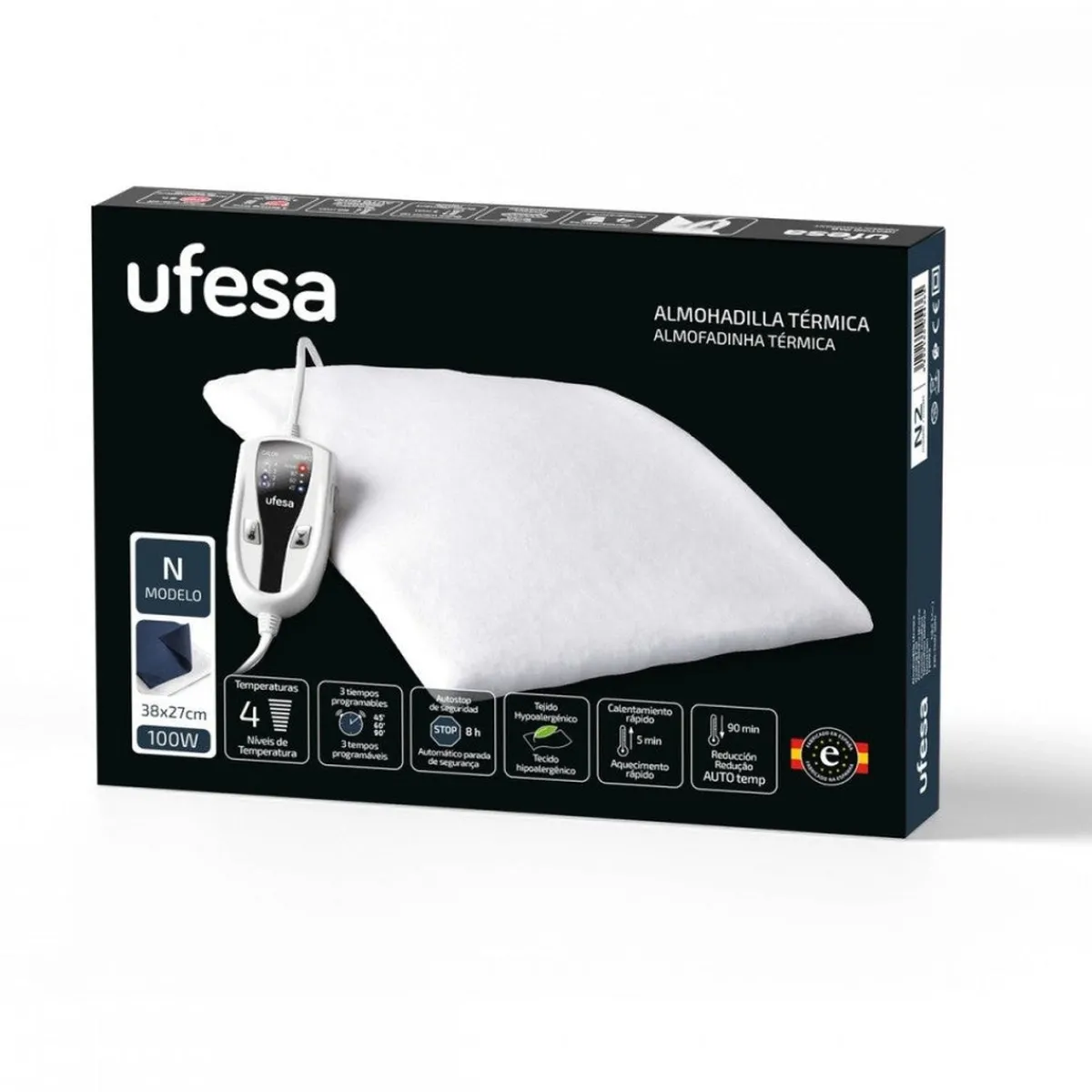 Ufesa Almohadilla eléctrica Flexy Heat N 38x27cm
