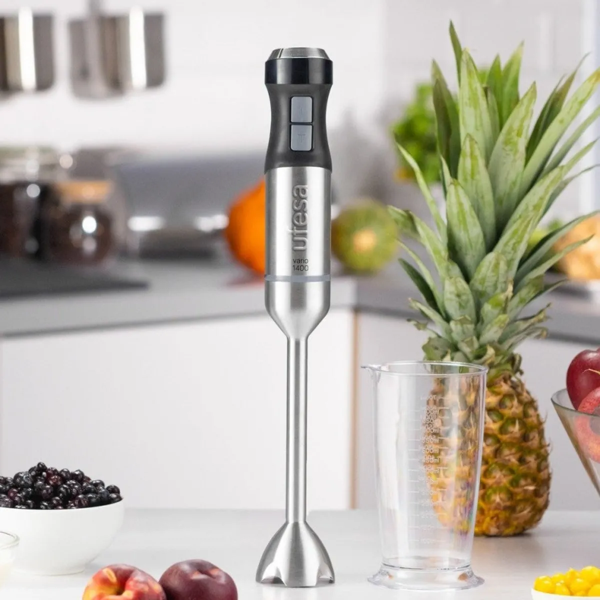 Ufesa Batidora de mano BP4750 Vario 1400W Titanium XL