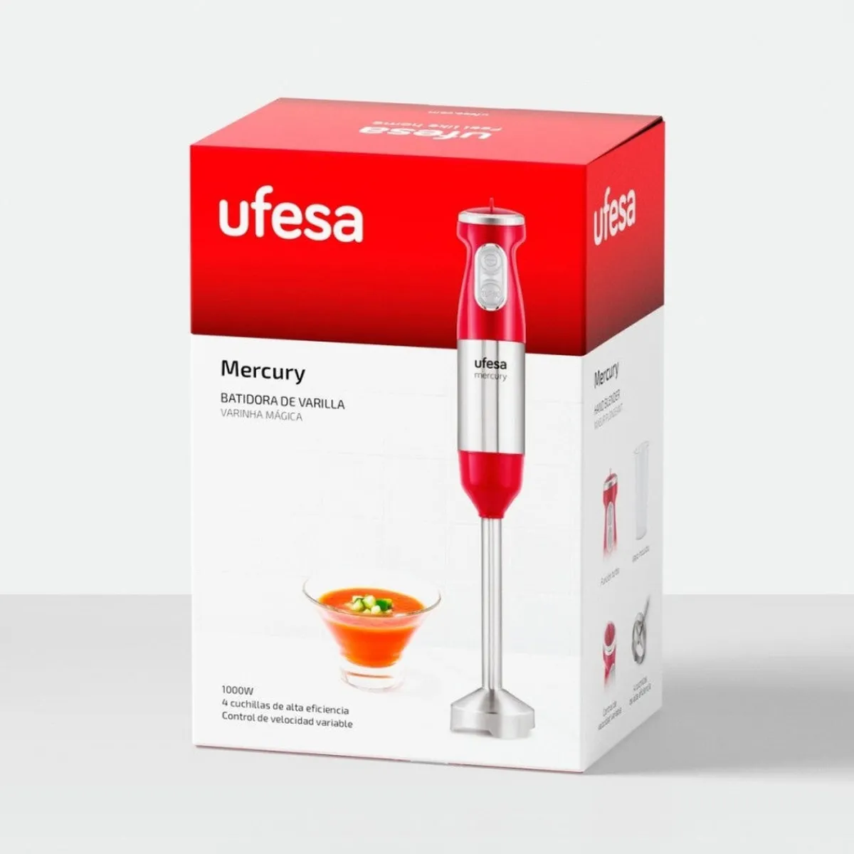 Ufesa Batidora de mano Mercury 1000W