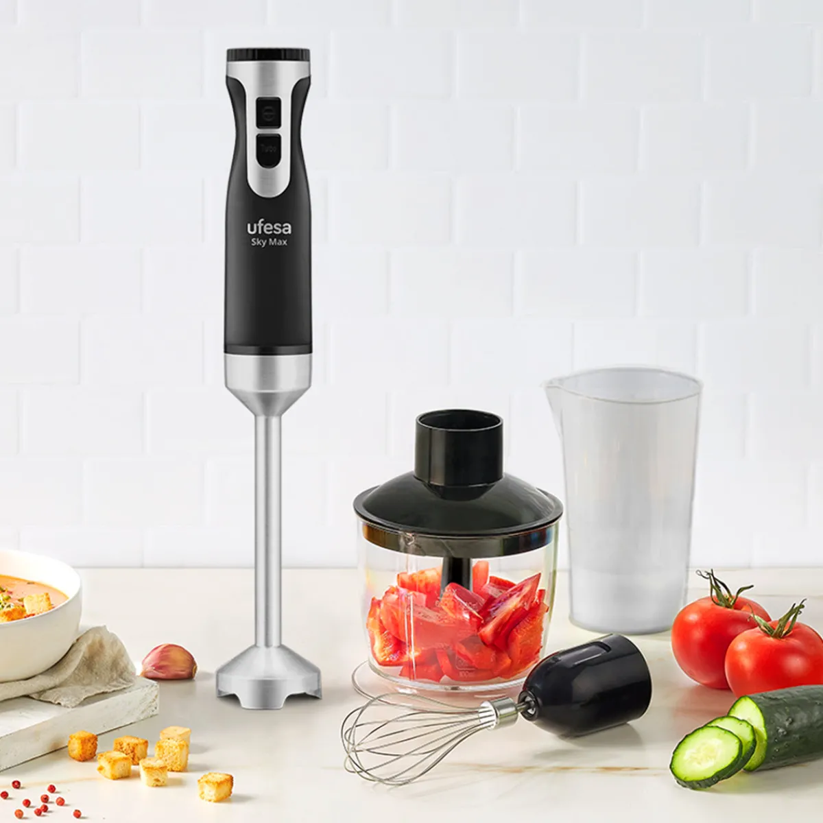 Ufesa Batidora de mano Sky Max 1200W
