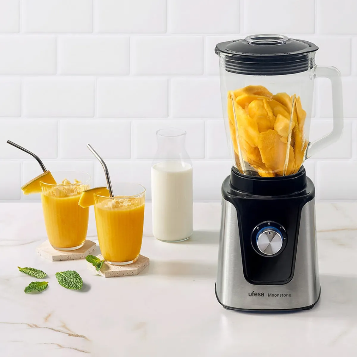 Ufesa Batidora vaso Moonstone 1.5L 1500W