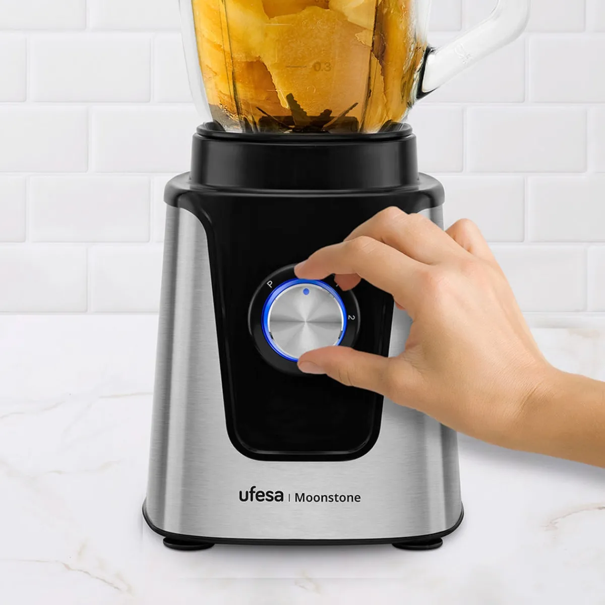 Ufesa Batidora vaso Moonstone 1.5L 1500W