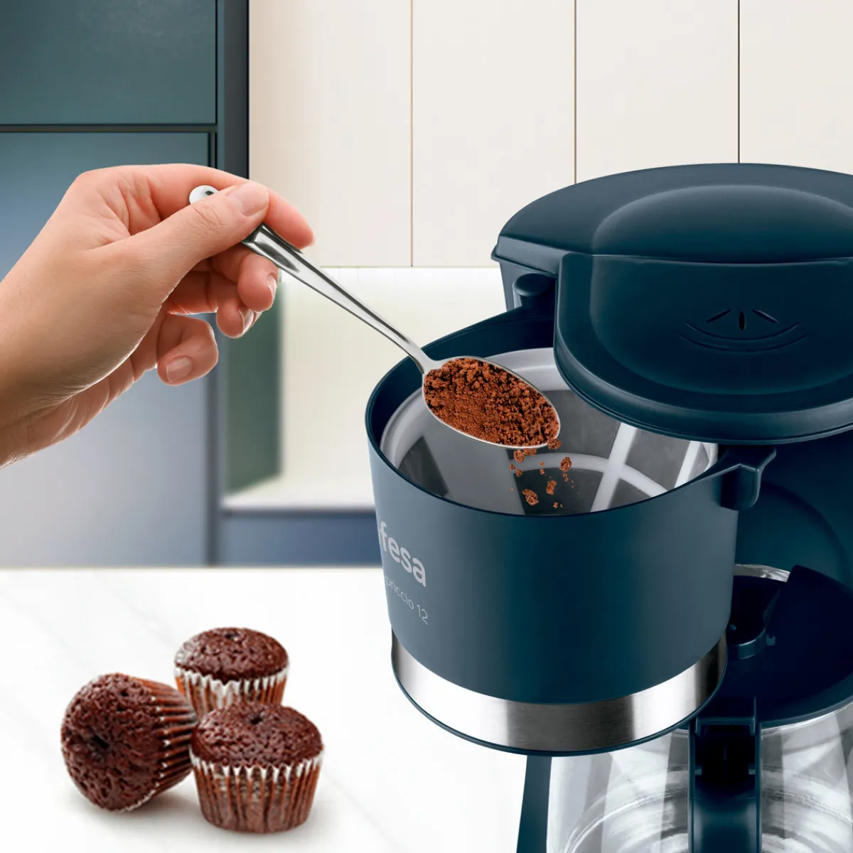Ufesa Cafetera de goteo Capriccio CG7124 para 12 tazas