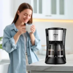 Ufesa Cafetera de Goteo CG7115 Capriccio 6 Delux