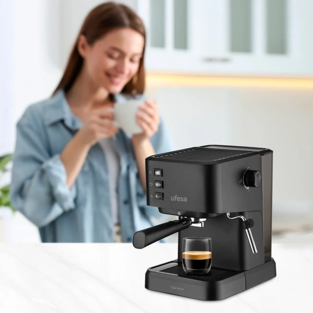 Ufesa Cafetera Espresso Varese
