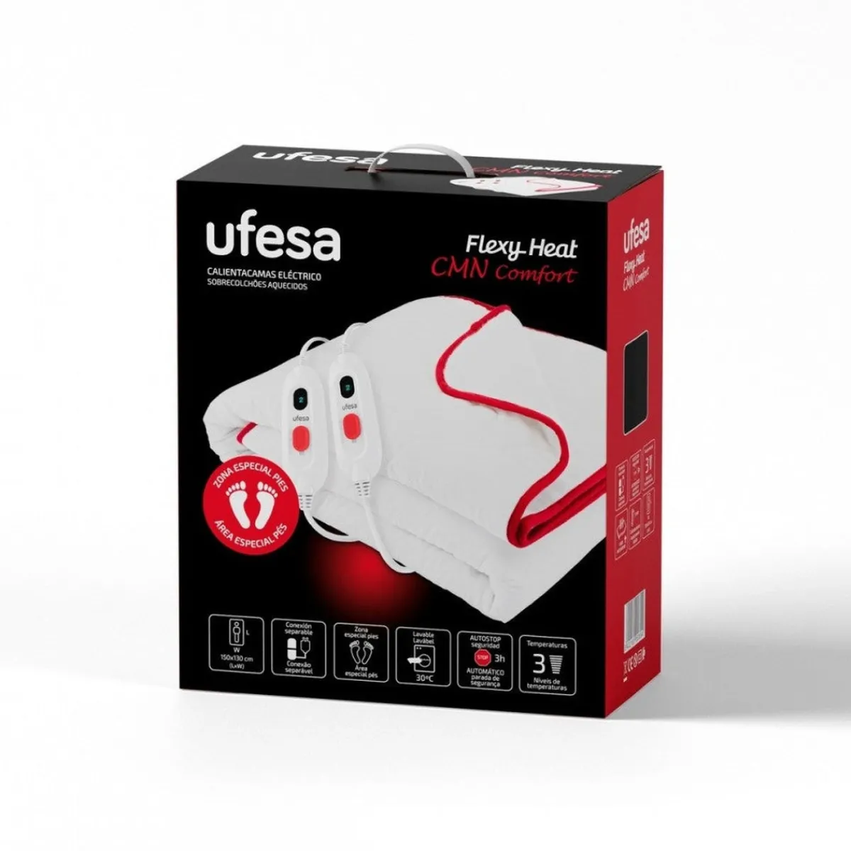Ufesa Calientacamas Flexy Heat CMN Comfort 150x130cm