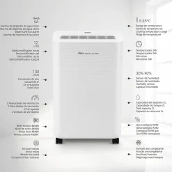 Ufesa Deshumidificador Wellness Dry 2000 para estancias hasta 40 m2