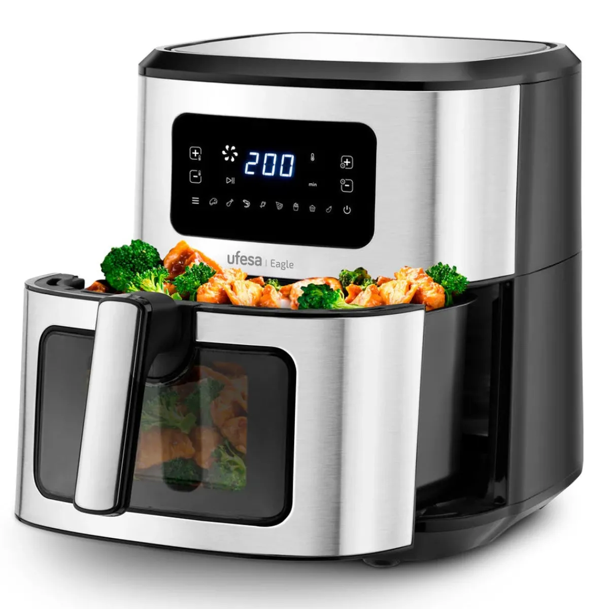 Ufesa Freidora de aire digital 6.5L Eagle Inox