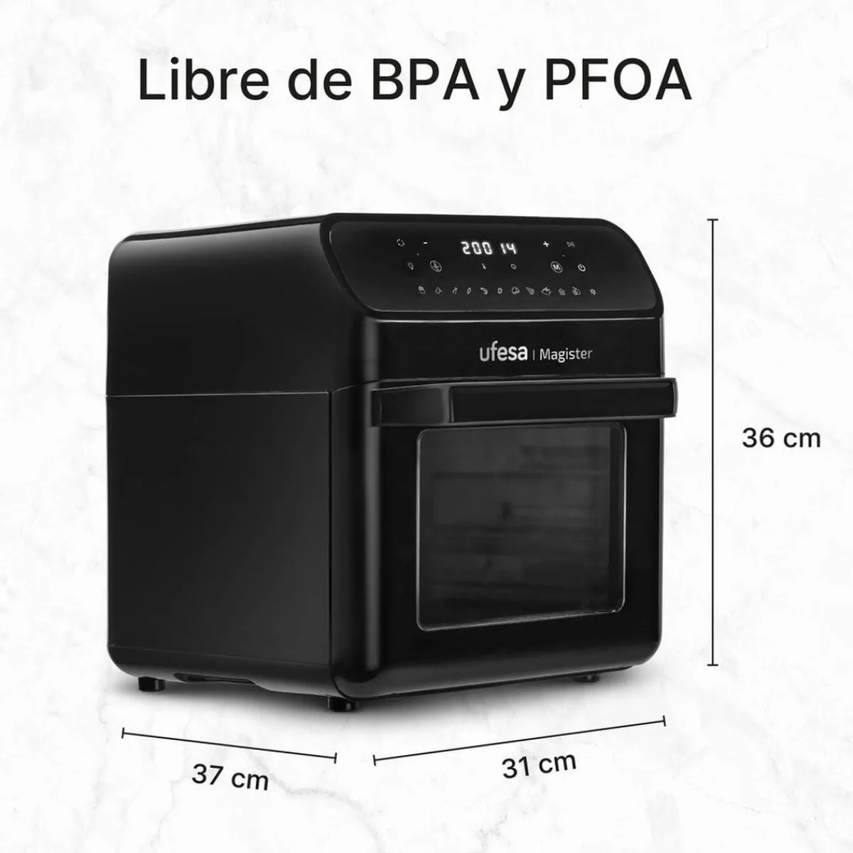 Ufesa Freidora de aire digital 12L Magister