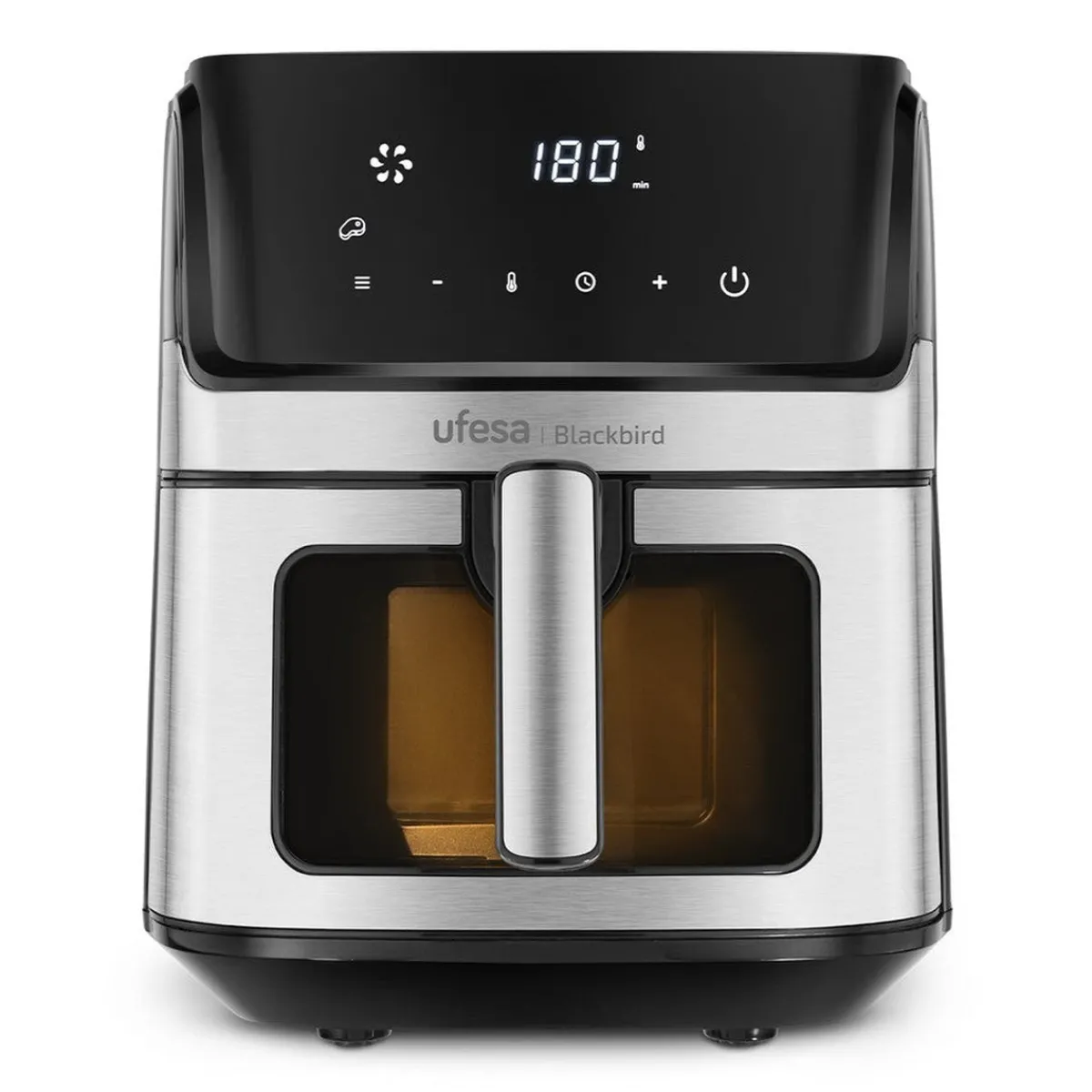 Ufesa Freidora de aire digital 6.5L Blackbird Inox