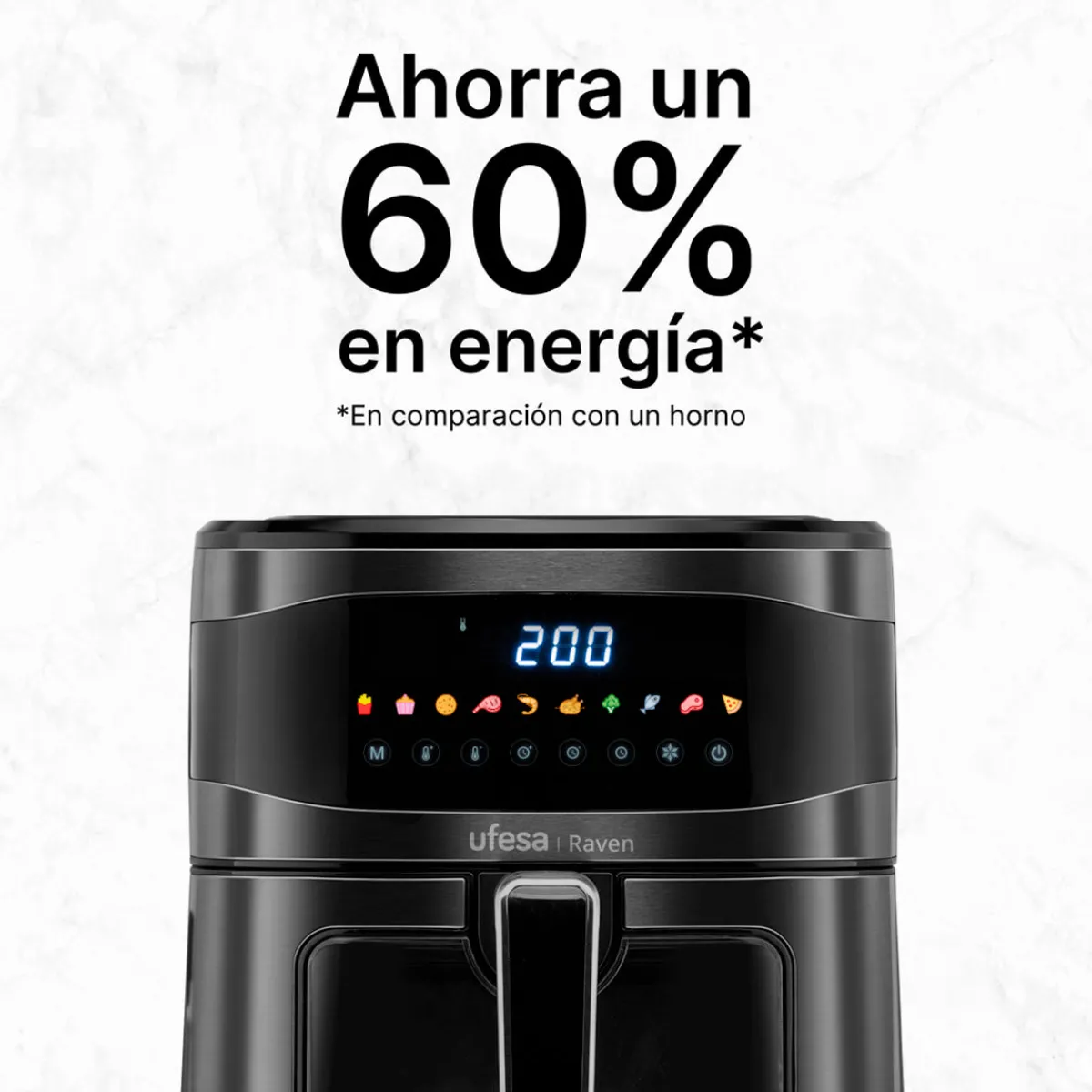 Ufesa Freidora de aire digital 6.5L Raven
