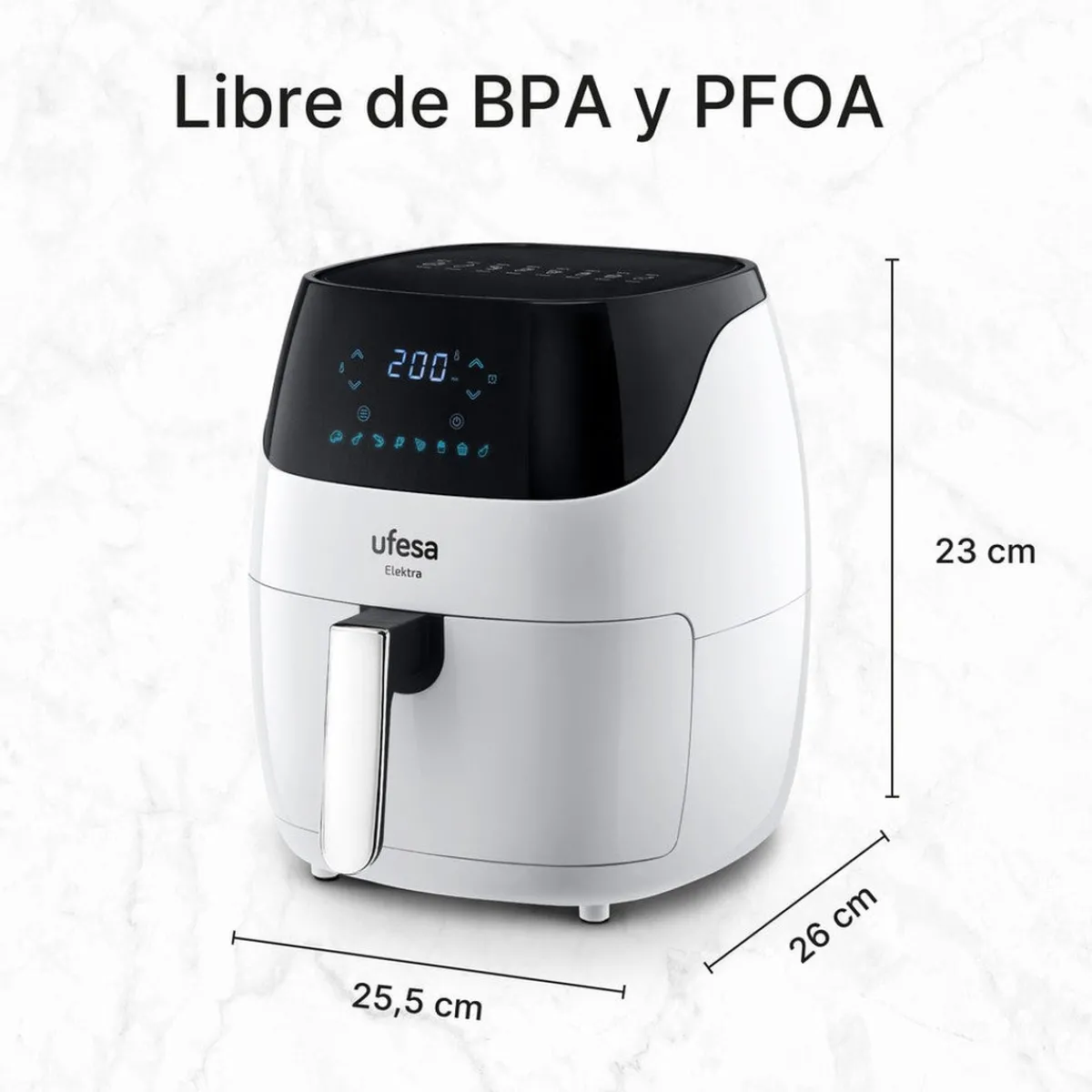 Ufesa Freidora de aire digital 5L Elektra