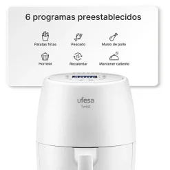 Ufesa Freidora de aire digital 2L Twist