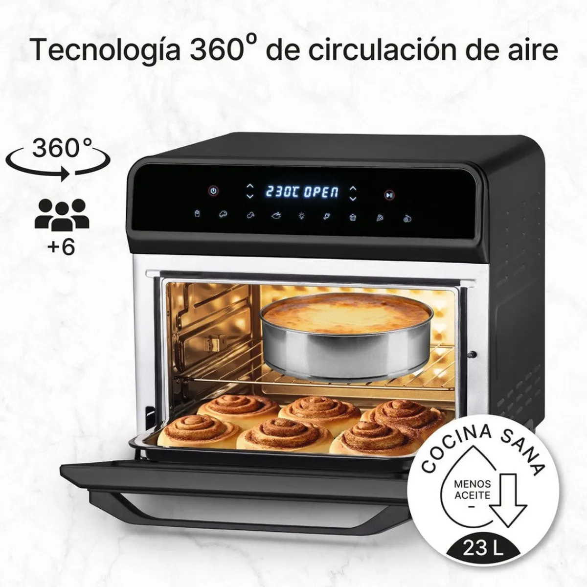 Ufesa Freidora de aire digital 23L Magnum