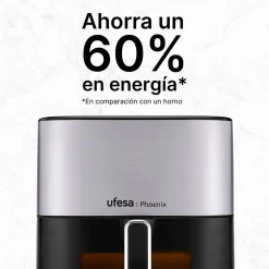 Ufesa Freidora de aire 6L Phoenix con vapor y doble resistencia