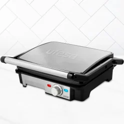 Ufesa Plancha de grill PR2000 con placas antiadherentes