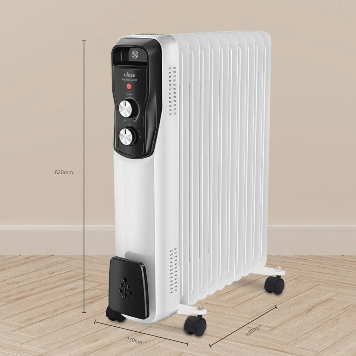Ufesa Radiador de aceite Antares 2500 con 11 elementos