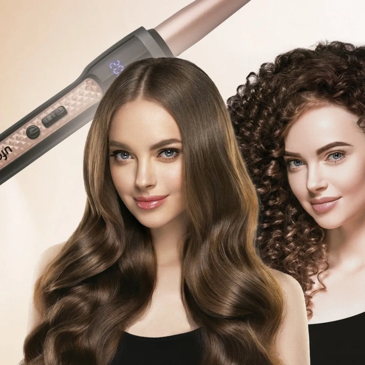Ufesa Rizador de pelo cónico 13-25mm Keratin