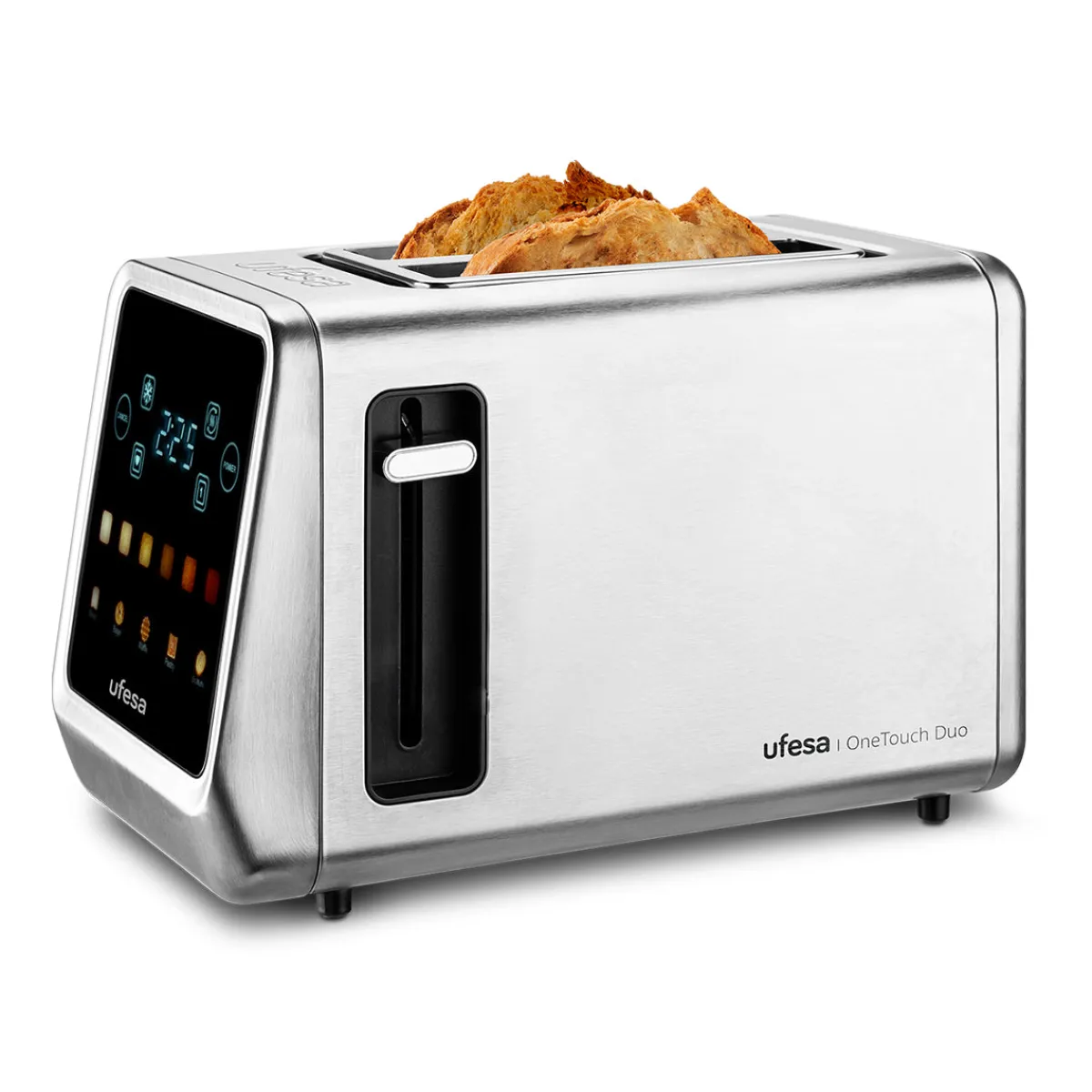 Ufesa Tostador digital OneTouch Duo de 2 ranuras 850W