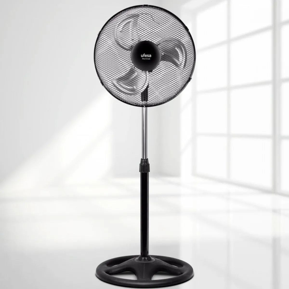 Ufesa Ventilador de pie metálico Montreal